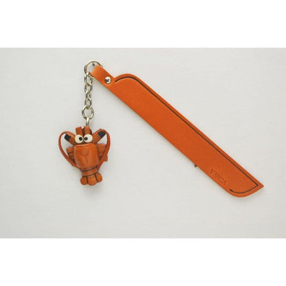 Spiny Lobster Leather Charm Bookmarker