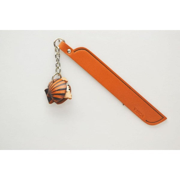 Scallop Leather Charm Bookmarker