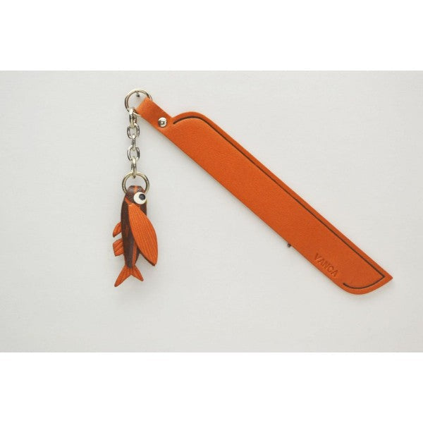 Flying fish Leather Charm Bookmarker