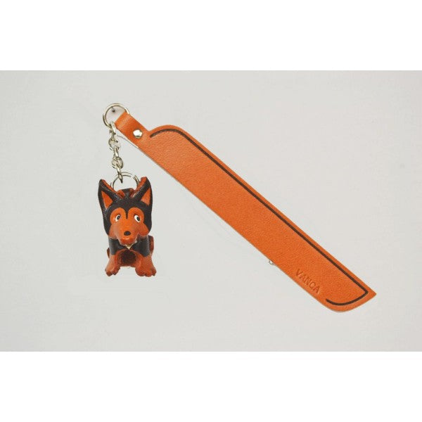 Siberian husky Leather dog Charm Bookmarker