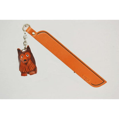 Shetland sheepdog Leather dog Charm Bookmarker