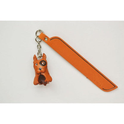 Bull terrier Leather dog Charm Bookmarker