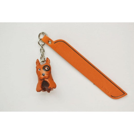 Bull terrier Leather dog Charm Bookmarker