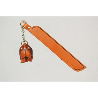 St.Bernard Leather dog Charm Bookmarker