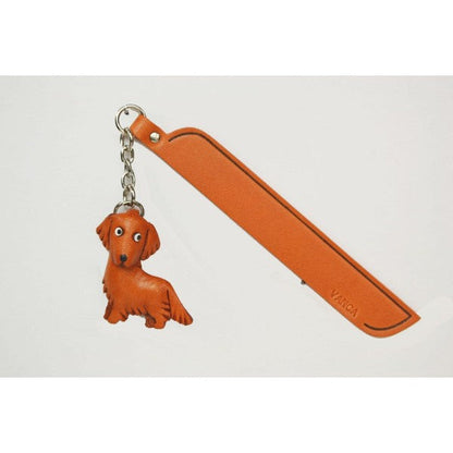 Golden retriever Leather dog Charm Bookmarker