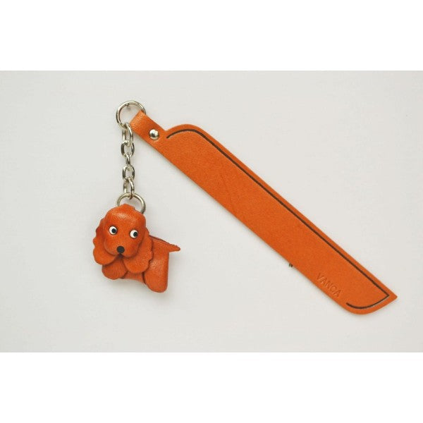 Cocker spaniel Leather dog Charm Bookmarker