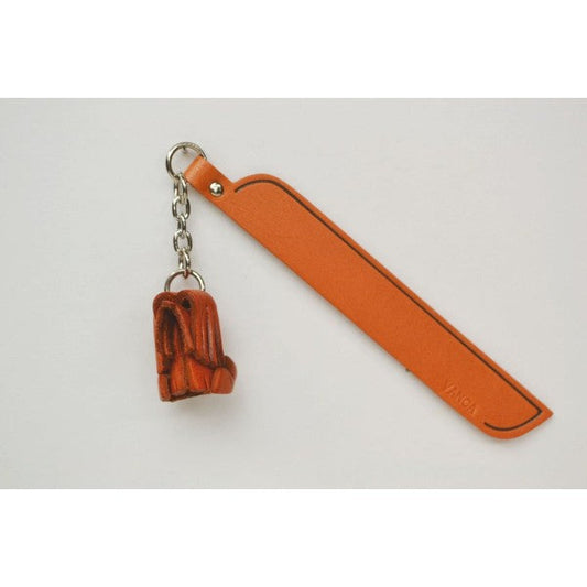 Bearded collie Leather dog Charm Bookmarker