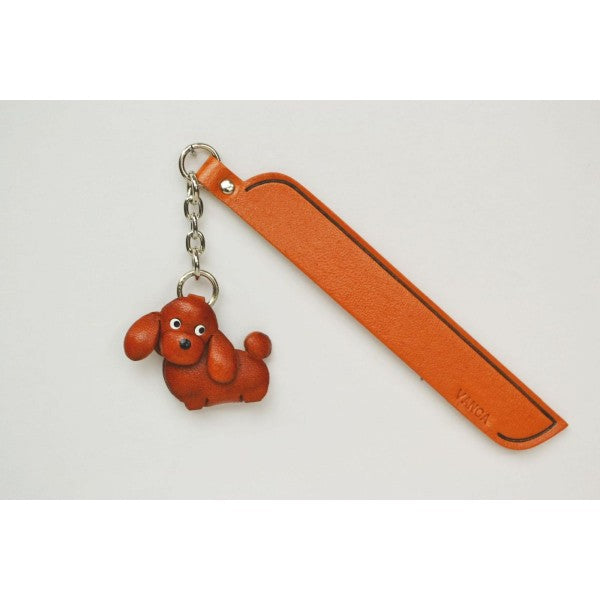 Toy poodle Leather dog Charm Bookmarker