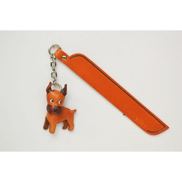 Boxer Leather dog Charm Bookmarker
