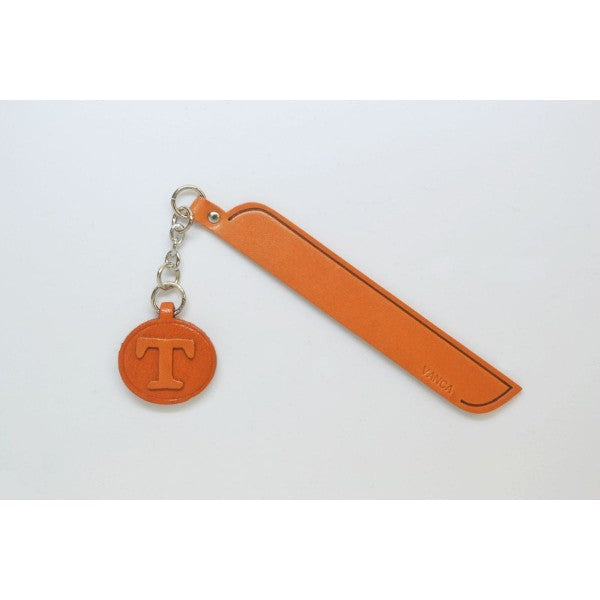 T Leather Alphabet Charm Bookmarker