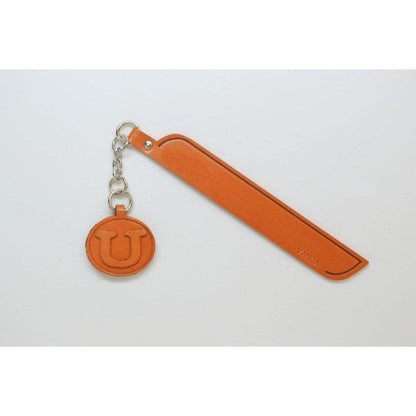 U Leather Alphabet Charm Bookmarker