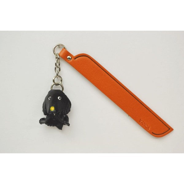 Flatcoated retriever Leather dog Charm Bookmarker