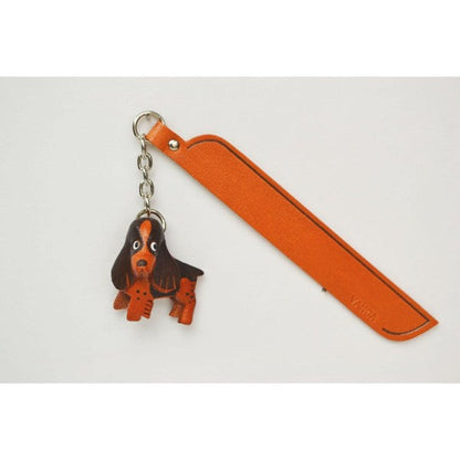 English springer Leather dog Charm Bookmarker