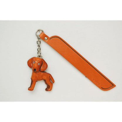 Weimaraner Leather dog Charm Bookmarker