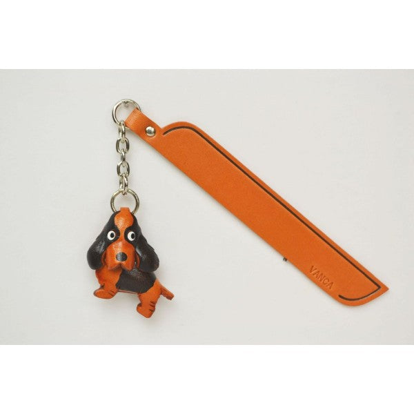 English cocker spaniel Leather dog Charm Bookmarker