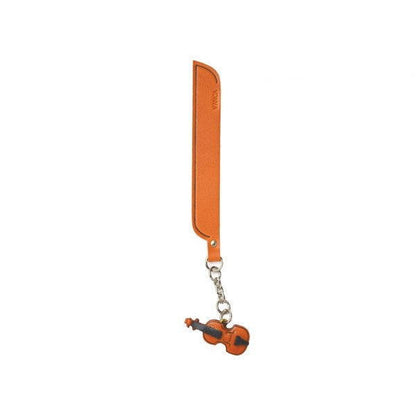 Violin Leather Charm Bookmarker