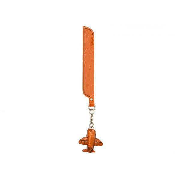 Airplane Leather Charm Bookmarker