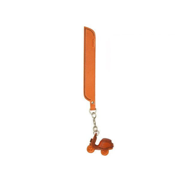 Scooter Leather Charm Bookmarker