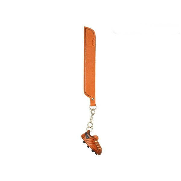 Soccer shoe Leather Charm Bookmarker