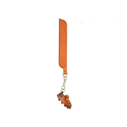 Soccer shoe Leather Charm Bookmarker