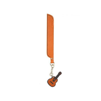 Guitar Leather Charm Bookmarker