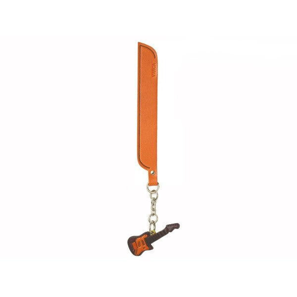 Electric guitar Leather Charm Bookmarker