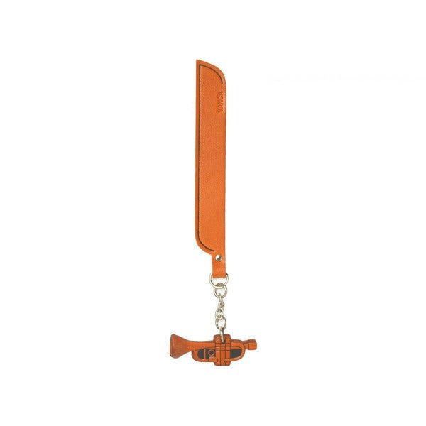 Trumpet Leather Charm Bookmarker