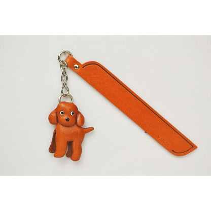 Labradoodle Leather dog Charm Bookmarker