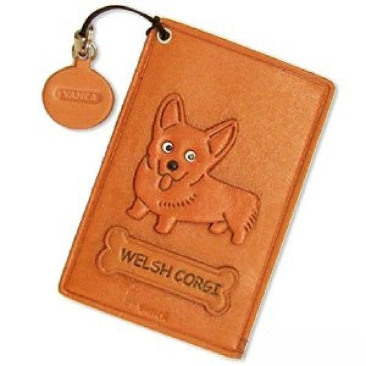 Welsh Corgi Leather Commuter Pass/Passcard Holders