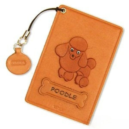 Poodle Leather Commuter Pass/Passcard Holders