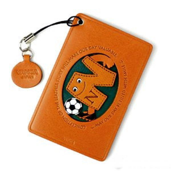 Soccer-N Leather Commuter Pass/Passcard Holders