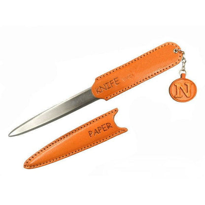 Initial H Leather Paper Knife