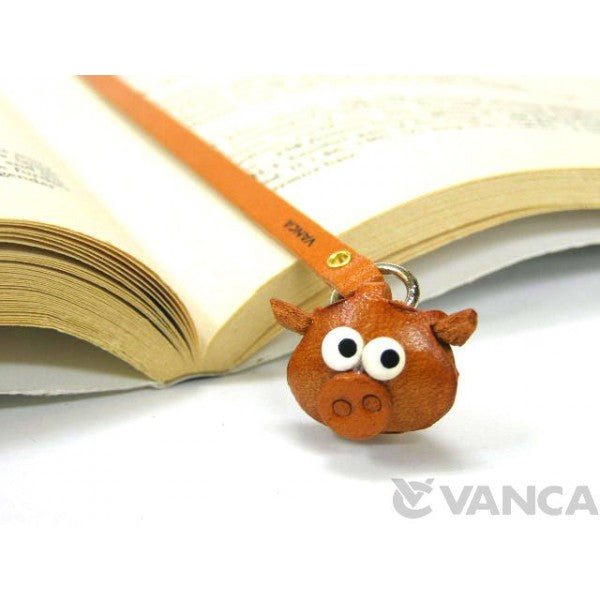 Pig Leather Bookmarker