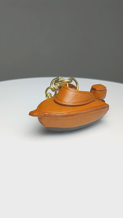 Motor Boat Leather Keychain(L)