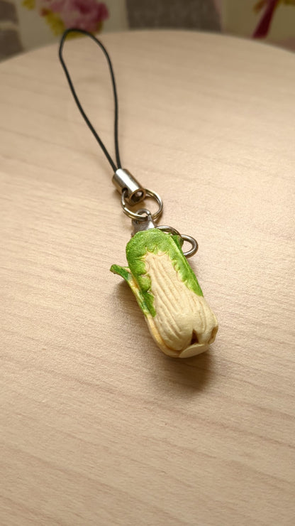 Chinese Cabbage Leather Cellularphone Charm Vegetables
