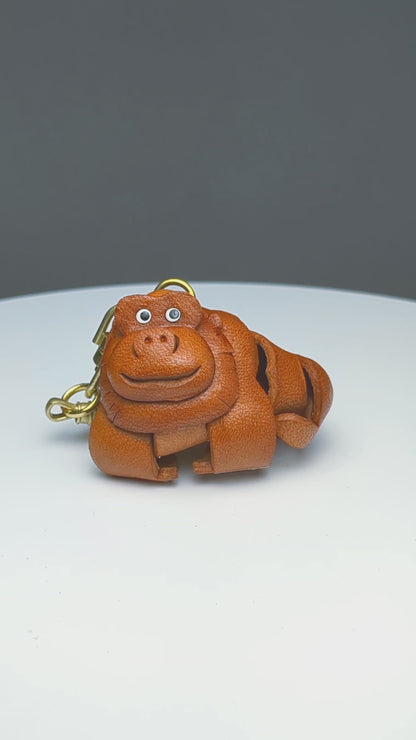 Gorilla Leather Keychain(L)