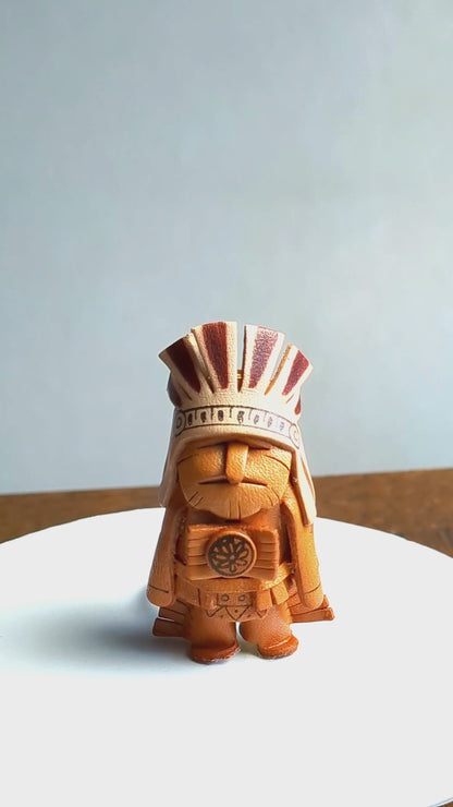 Native American Leather Keychain(L)