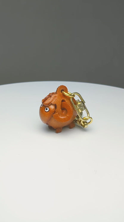 Sheep Leather Keychain (Chinese Zodiac)