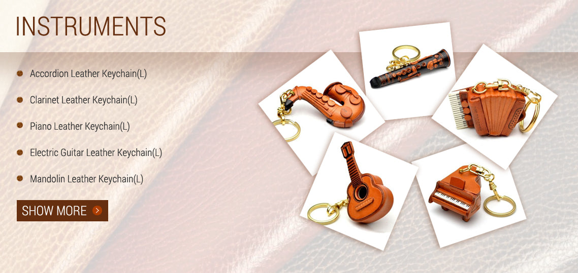 Handmade unique leather keychain from Japan-VANCA CRAFT Handmade unique leather keychain from Japan-VANCA CRAFT